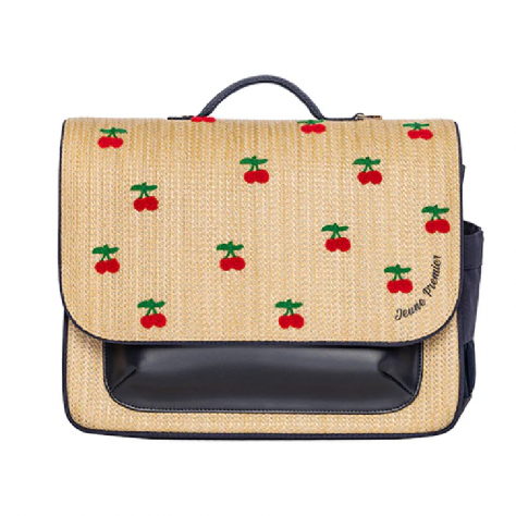 Cartable Primaire It bag Raffia Cherry - JEUNE PREMIER