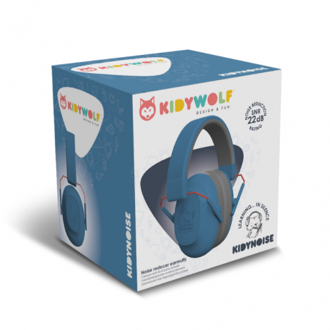 Kidynoise bleu - Casque anti-bruit - KIDYWOLF