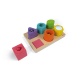 Puzzle 6 Cubes Sensoriels I Wood (bois) - JANOD