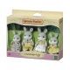 La Famille Lapin Gris - SYLVANIAN FAMILIES