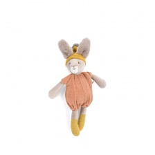 Petite Peluche Lapin Argile - Trois Petits Lapins - MOULIN ROTY