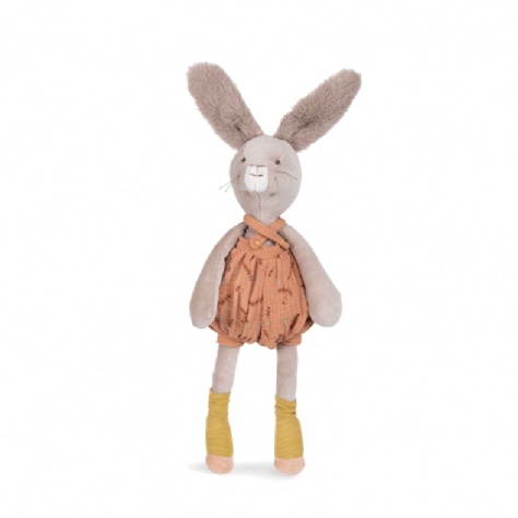 Peluche Lapin Argile - Trois Petits Lapins - MOULIN ROTY